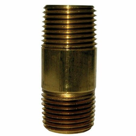 SWIVEL 0.25 x 4 in. Red Brass Nipple SW2739329